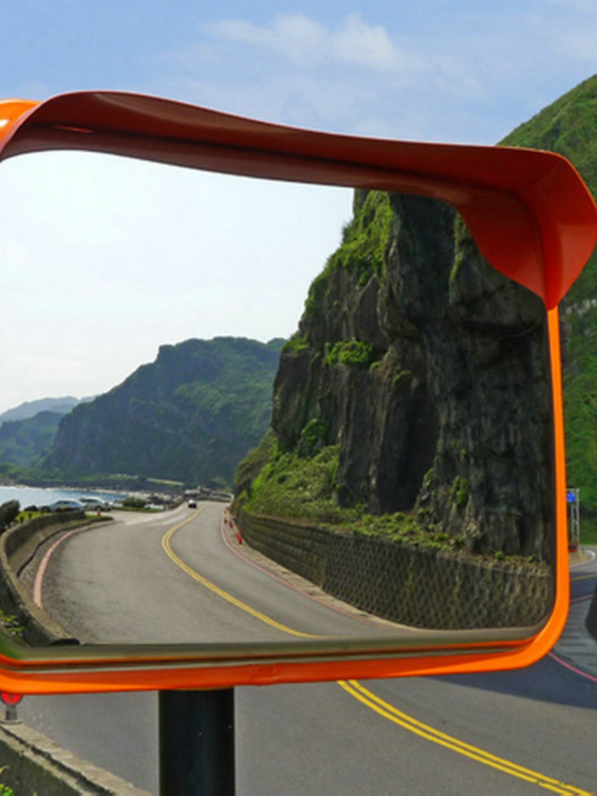 长方形不锈钢反光镜交通安全转角镜 广角镜凸面镜耐高温防化腐蚀