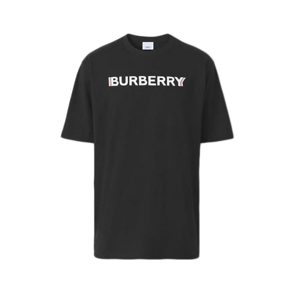 欧洲直邮BURBERRY博柏利男士棉质徽标印花休闲T恤