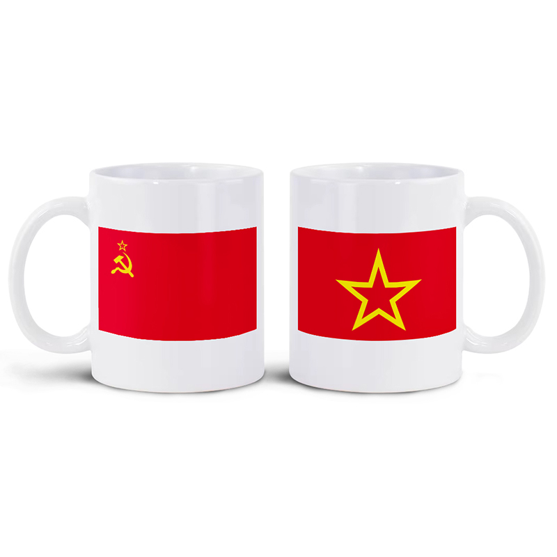苏联陆军 旗帜 怀旧经典马克杯茶水杯咖啡杯子 文创礼品纪念品