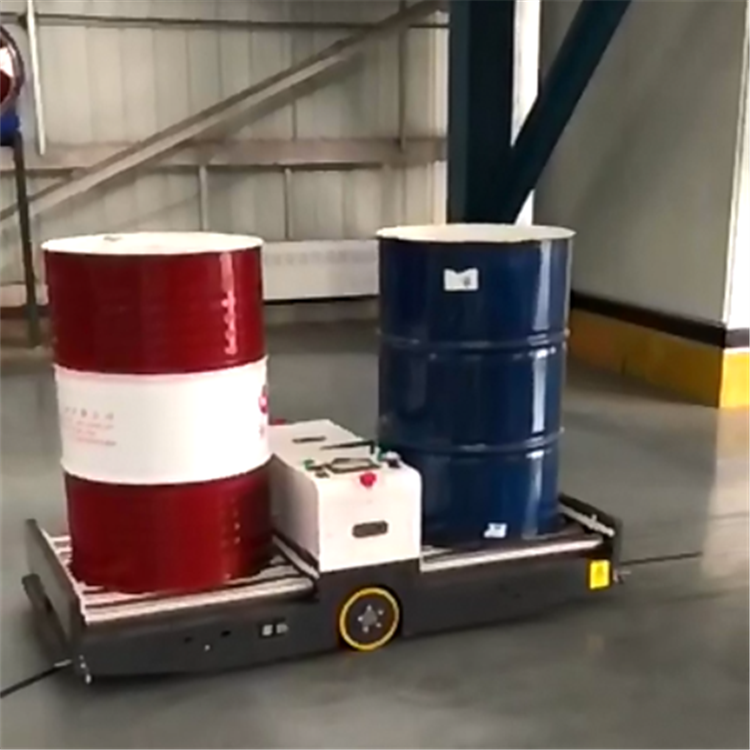 智能超低双排滚筒车间搬运agv小车双向行驶磁导航自动充电机器人