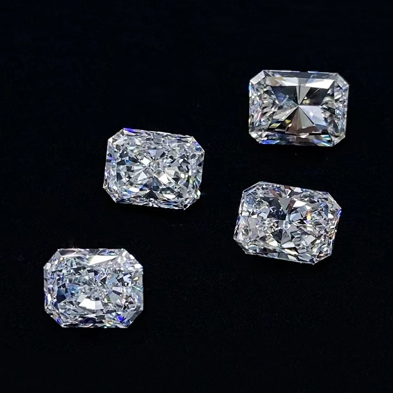 河南人造培育钻石雷迪恩形切割30分50/80分1克拉合成钻石配钻散货