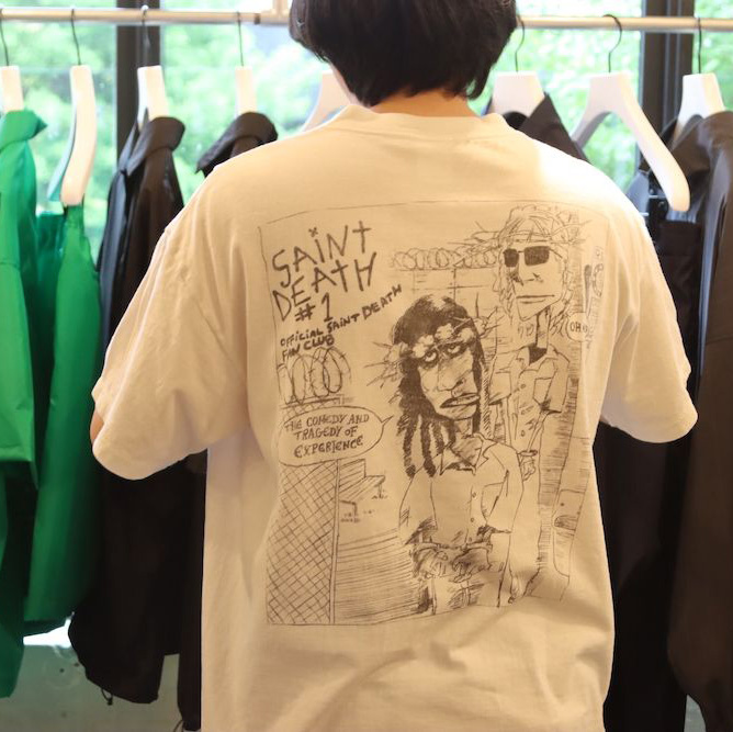 193-短袖T恤男 漫画颓废素描