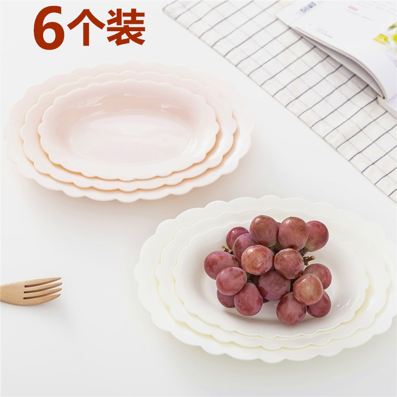 塑料托盘长方形欧式水杯托盘茶盘密胺餐具快餐盘面包蛋糕水果盘子