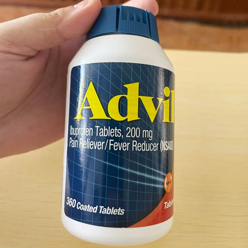 美国直邮Advil布洛芬止痛退烧 头痛背痛关节痛月经痛缓解普通感冒
