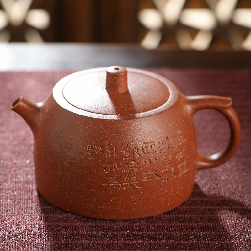 观复博物馆降坡泥井栏紫砂壶曼生十八式之一宜兴泡茶壶单茶壶茶具