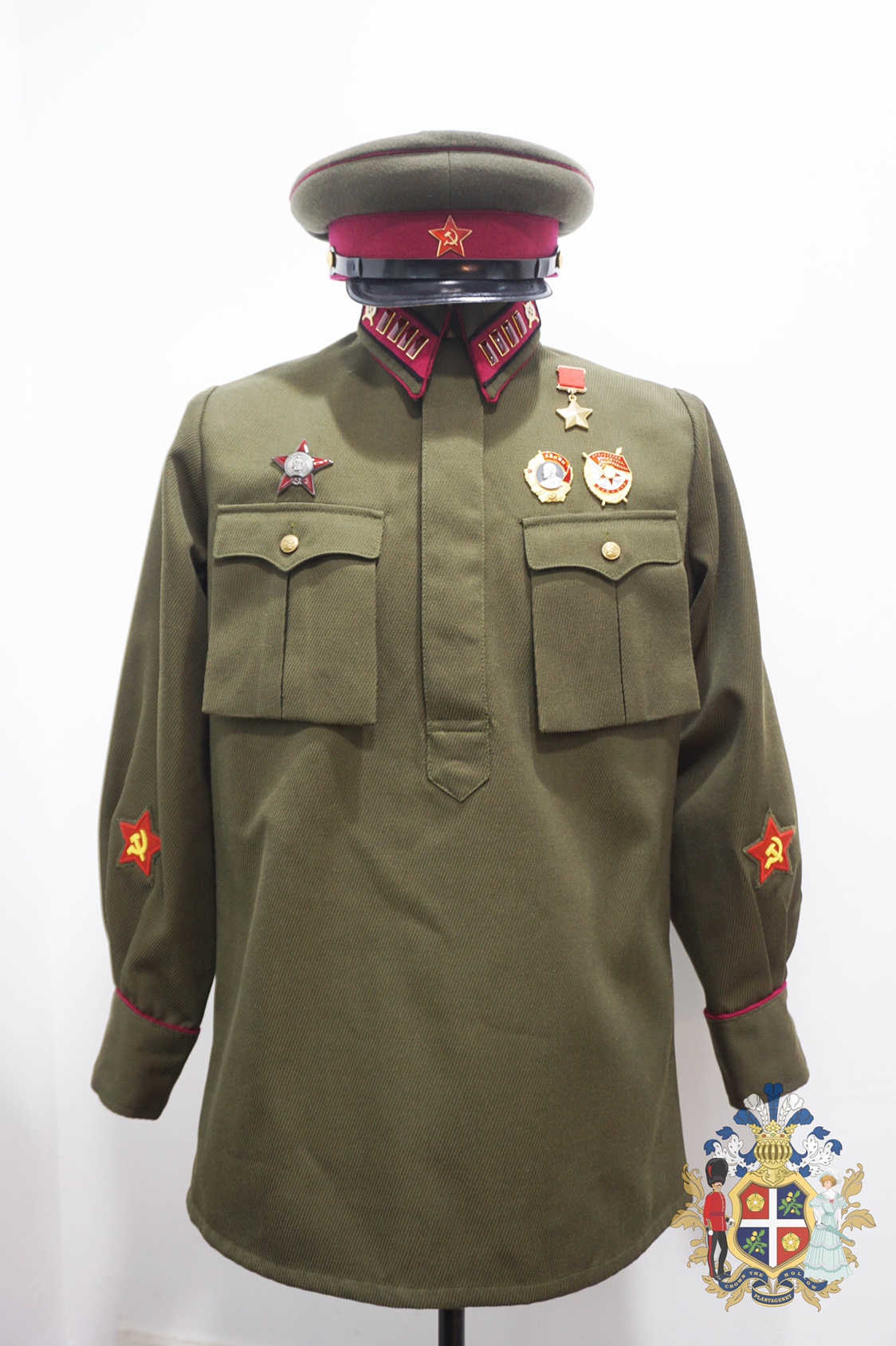 苏联红军卫国战争M35步兵军官套头野战服
