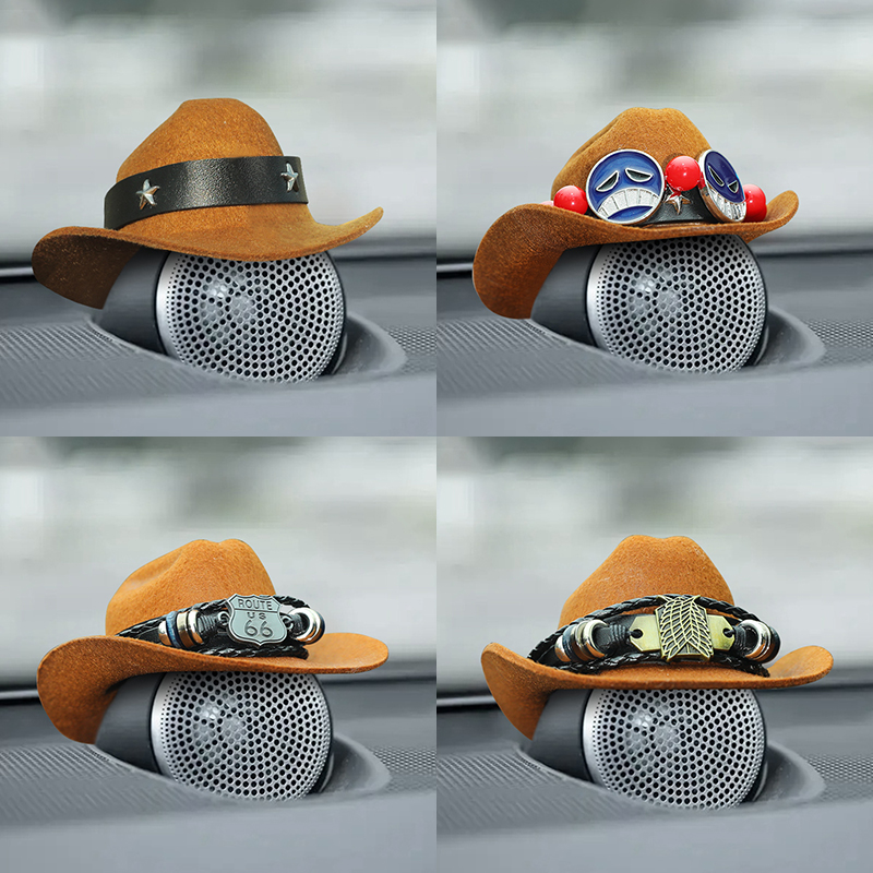沃尔沃宝华帽子牛仔帽系列音响中置装饰品S60/90/XC60/90车内饰