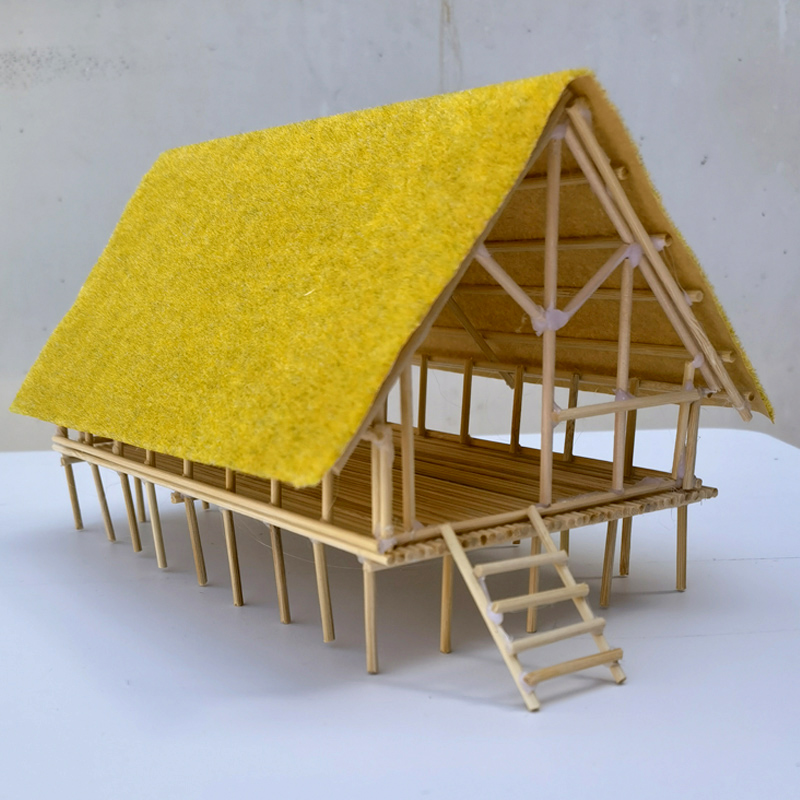 河姆渡人房屋模型制作
