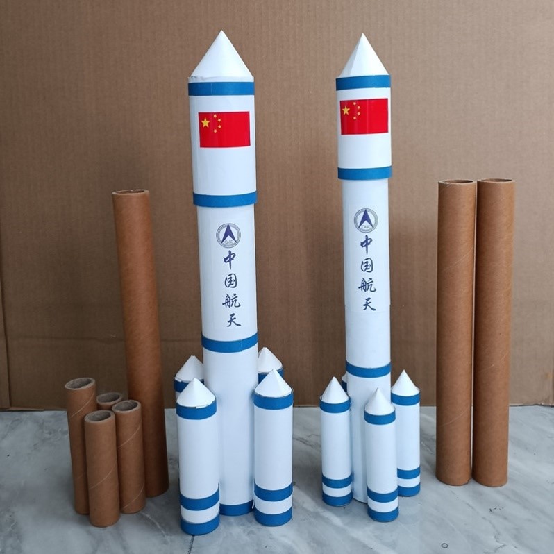 一等奖科技小制作航空主题亲子航天模型手工材料包DIY火箭幼儿园