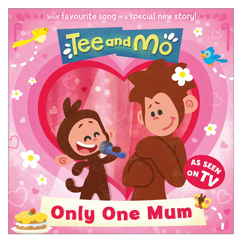 小提与莫莫  英文原版绘本 Tee And Mo Only One Mum 世上只有妈妈好 BBC儿童习惯养成动画片衍生绘本 英文版 进口英语原版书籍