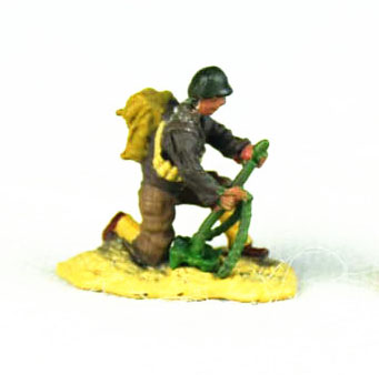 FOV沙盘1：72彩色兵人模型 已上色成品 二战美军掷弹筒手
