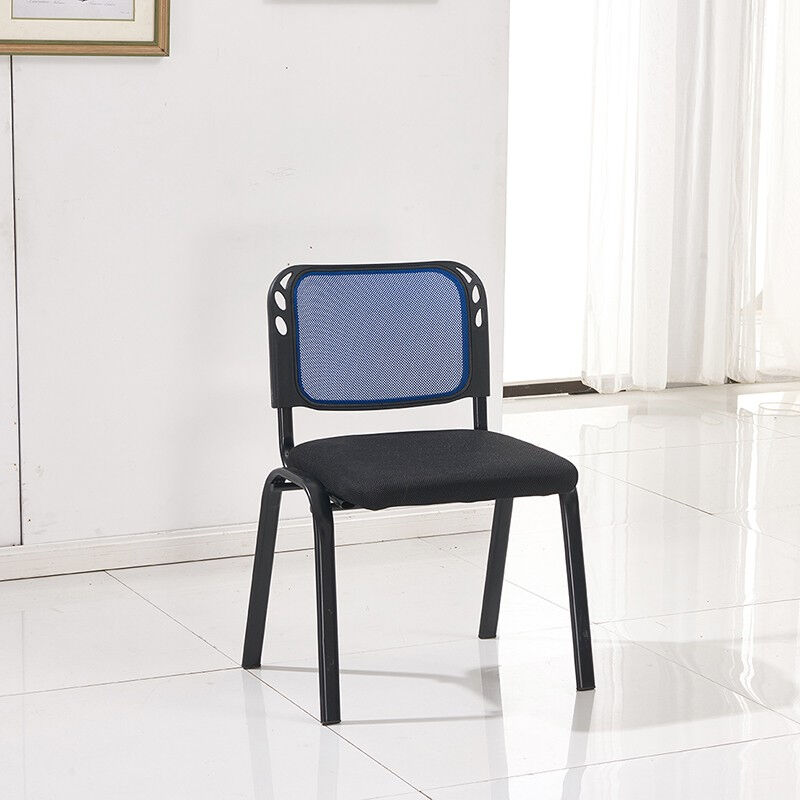 林感办公椅网背椅培训椅子可叠会议椅子职员椅子47*56*87cm尺寸蓝