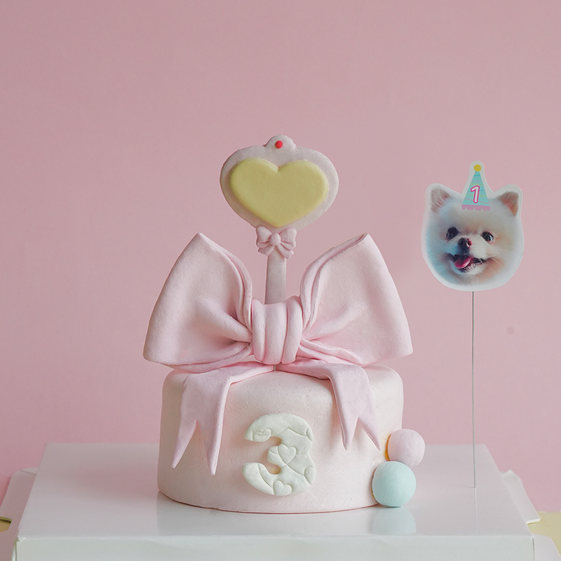 【新款！美少女魔法棒】狗狗猫咪生日蛋糕宠物蛋糕 北京同城
