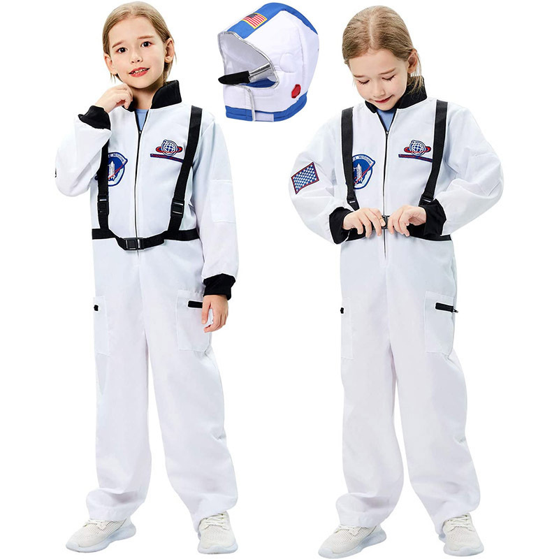 运动会儿童宇航服太空服职业cos服飞行员制服演出服角色扮演服装