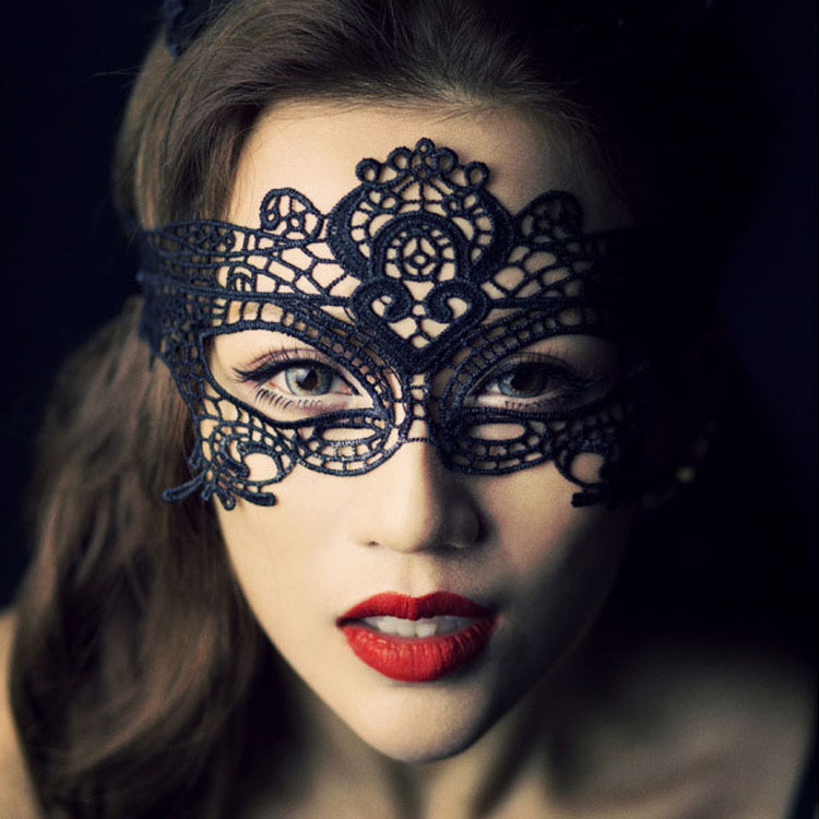 万圣节化妆舞会面具演出性感镂空蕾丝半脸成人夜店酒吧公主眼罩