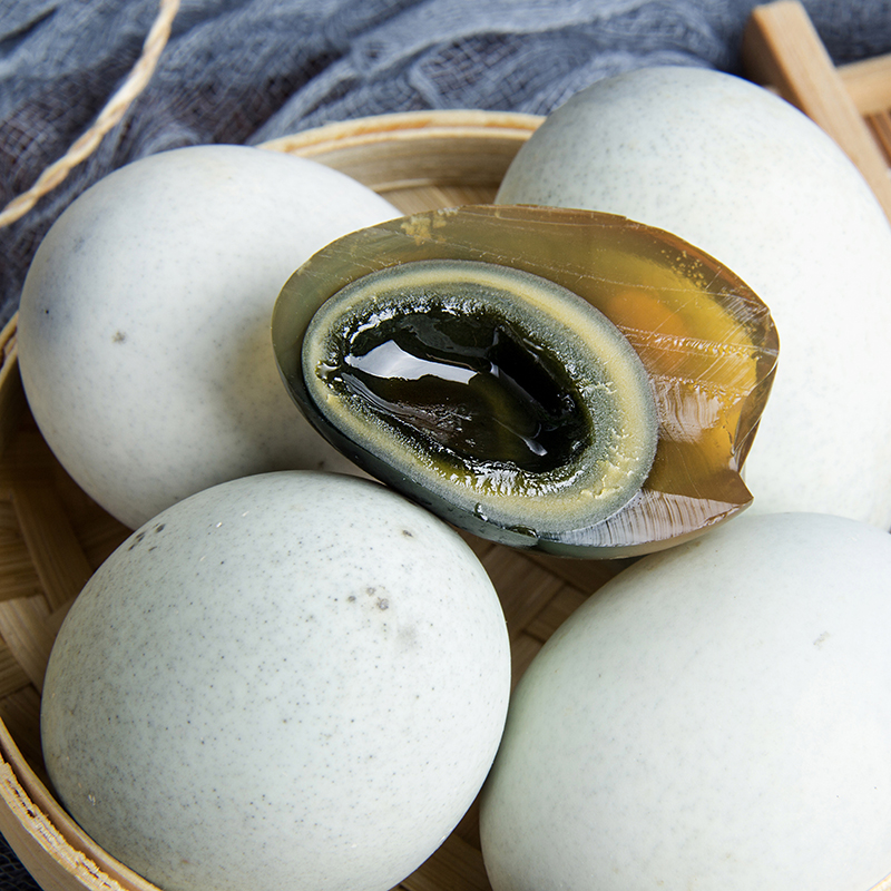 恩施松花蛋10枚装皮蛋溏心松花皮蛋整箱散养农家麻鸭蛋盐皮蛋变蛋