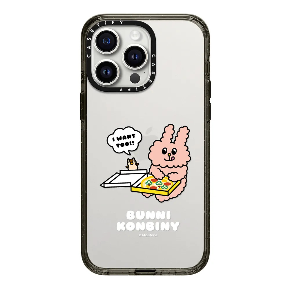 现货CASETiFY Bunny Konbini艺术家联名披萨时间适用苹果iPhone15/14/13/12/Pro/Max/Plus华为mate60手机壳11