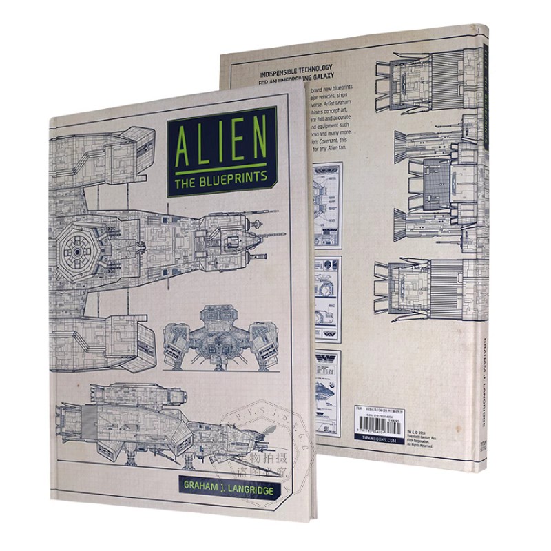 异形 蓝图 英文原版 Alien The Blueprints 异形系列1-4 普罗米修斯 契约 六部电影宇宙 飞船交通工具技术设计蓝图 精装