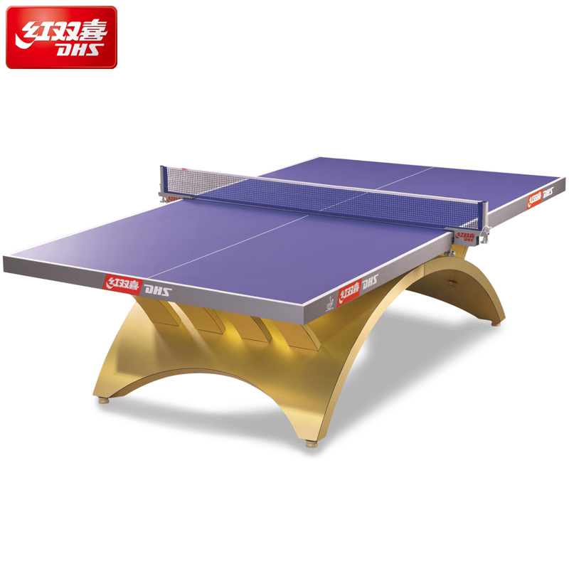 正品 红双喜金彩虹乒乓球台大型比赛专用乒乓球桌 送货上门