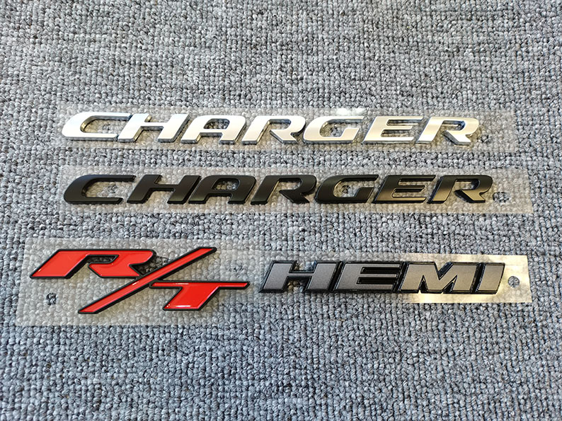 适用于道奇挑战者Charger车标改装HEMI侧标贴后标RT红色个性标志