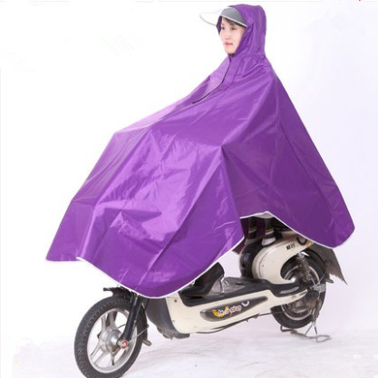 天堂电动车雨衣单人电瓶车加大加厚透明大帽檐男女自行车雨披包邮