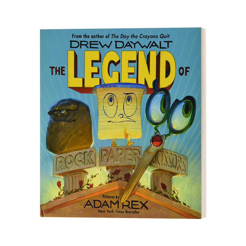 英文原版 The Legend of Rock Paper Scissors 石头剪刀布的传说 精装绘本 英文版 进口英语原版书籍