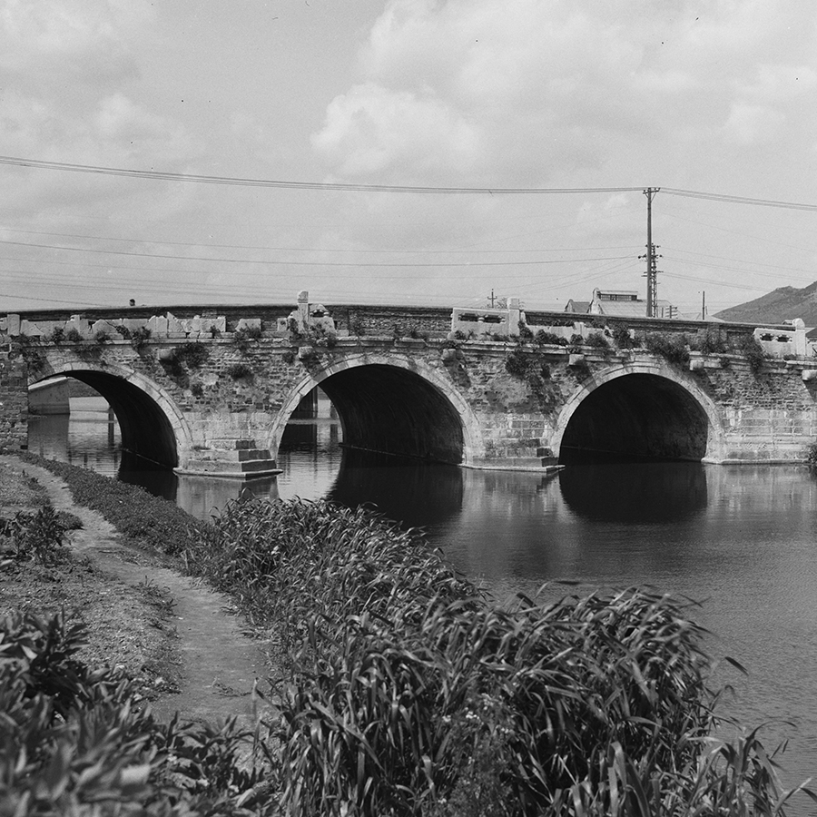 中国早期桥梁建筑多种古塔河流帆船等怀旧复古高清老照片素材