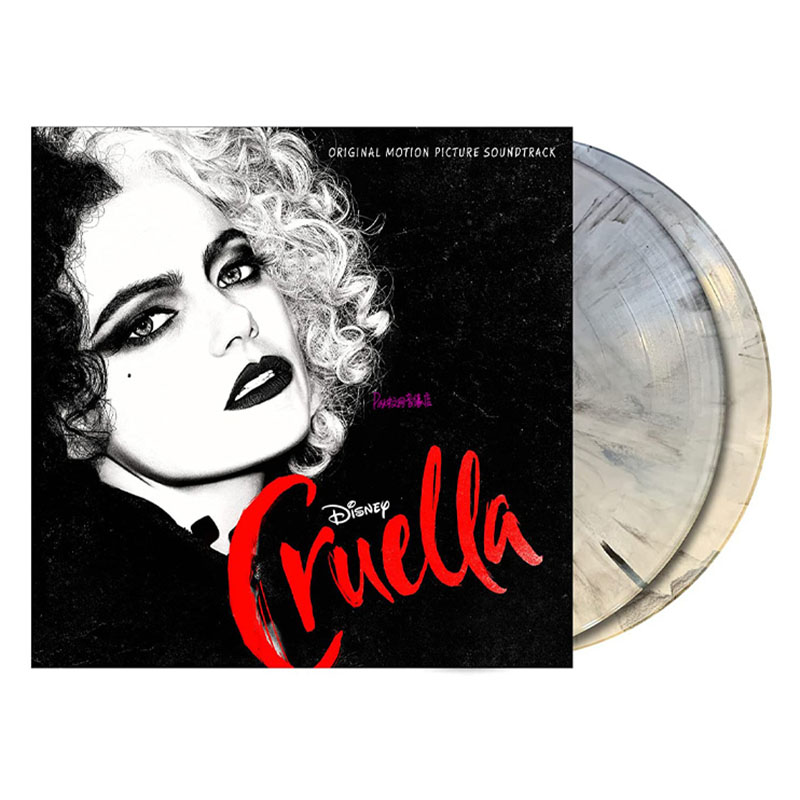 正版 CRUELLA 黑白魔女库伊拉 电影歌曲原声带 LP黑胶唱片 12寸