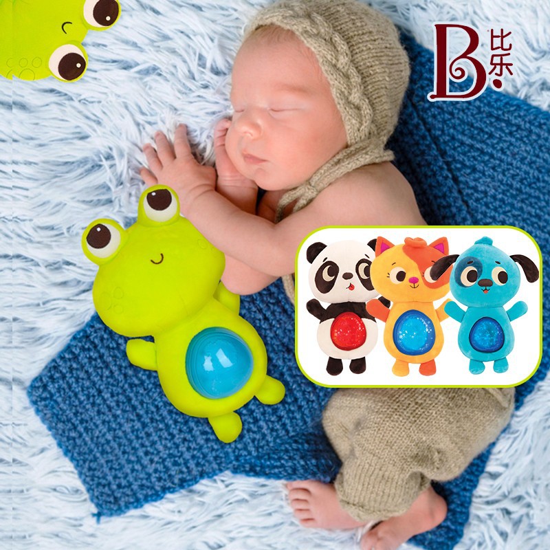 比乐b.toys安抚睡眠玩具新生婴儿音乐哄睡卡通儿童玩偶宝宝益智