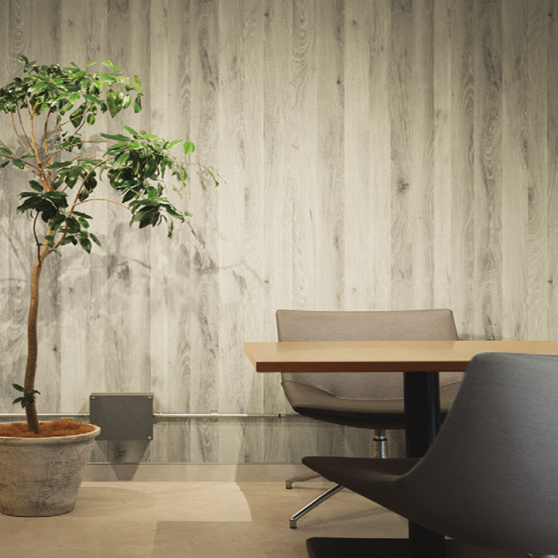 日本进口墙纸灰色木纹墙纸木饰面装饰背景墙卧室客厅可做护墙板