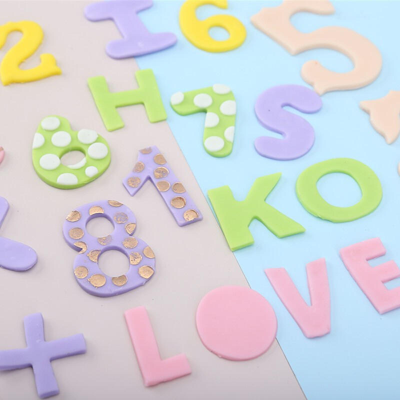 大小号英文字母数字塑料饼干翻糖卡通包馒头切烘焙DIY蛋糕模具