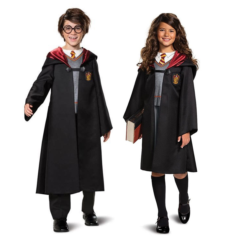 儿童款哈利波特演出服小学生cos魔法学徒制服男女孩格兰芬多校服