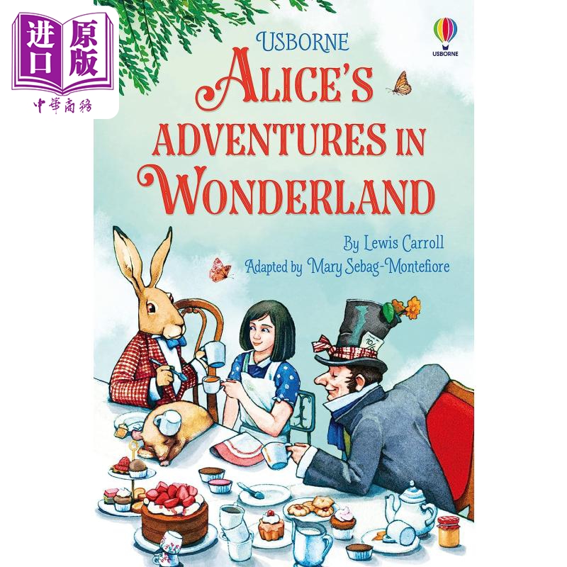 儿童文学插画版:爱丽丝梦游仙境 Alices Adventures in Wonderland 英文原版儿童章节书 经典儿童文学精装故事书【中商原版】