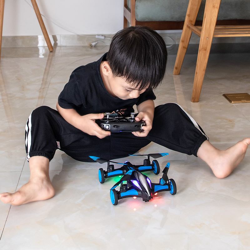 航模遥控飞机无人机陆空充电动学四轴飞行器遥控汽车儿童玩具男孩