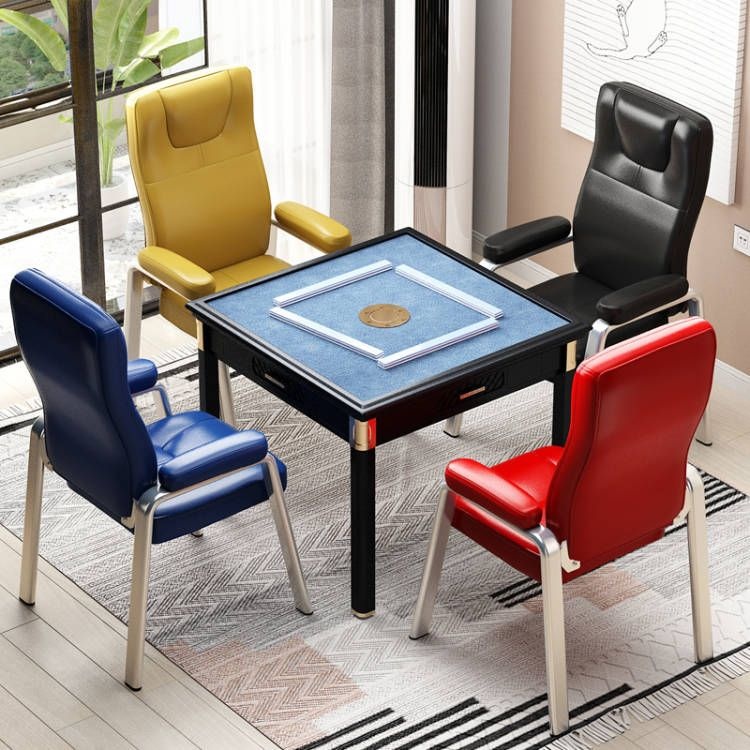 麻将椅子棋牌室专用椅舒适宾馆茶楼简约久坐护腰会议椅会客椅包邮