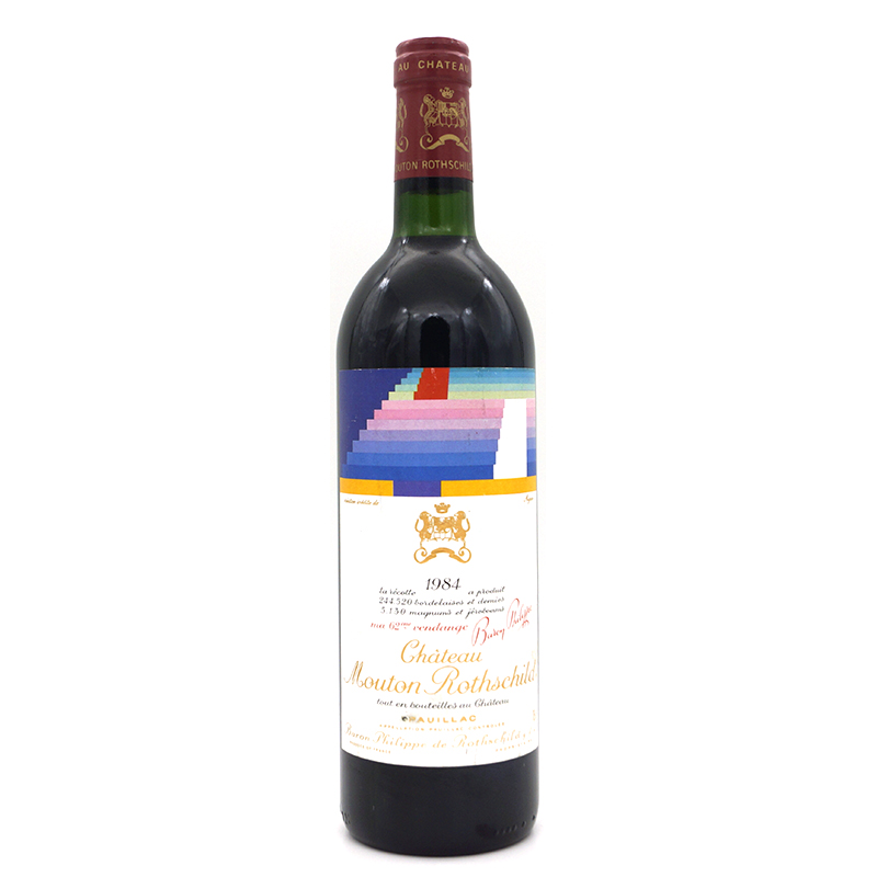 1984木桐庄园红酒法国名庄原瓶装进口收藏红葡萄酒Chateau Mouton