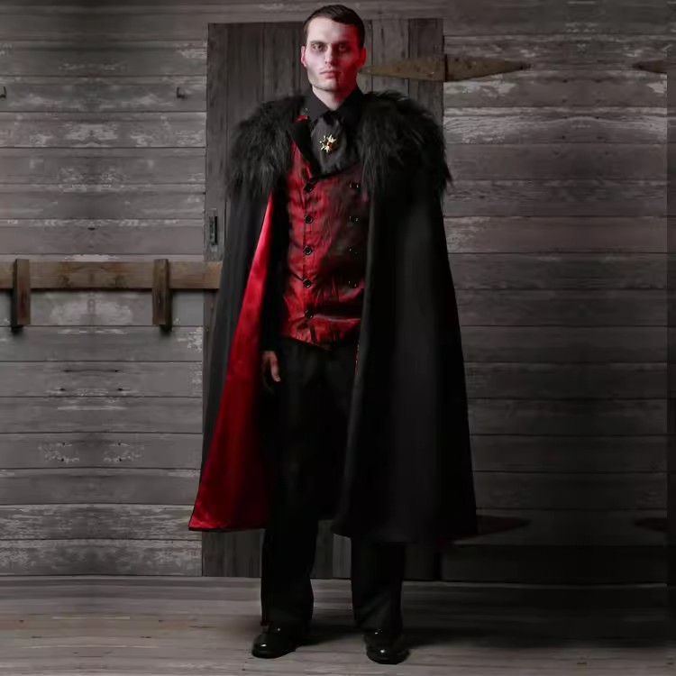 Cosplay万圣节新款成人男士暮光之城豪华吸血鬼服装