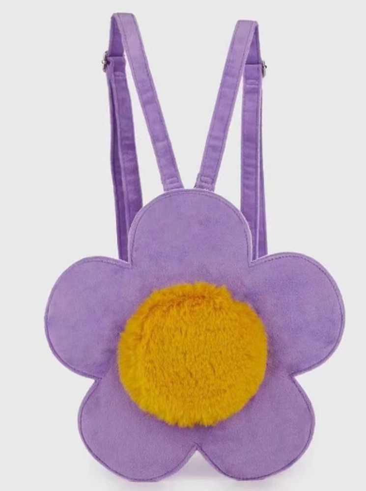 海滩贝贝美国代购 dollskill 紫色花朵双肩包