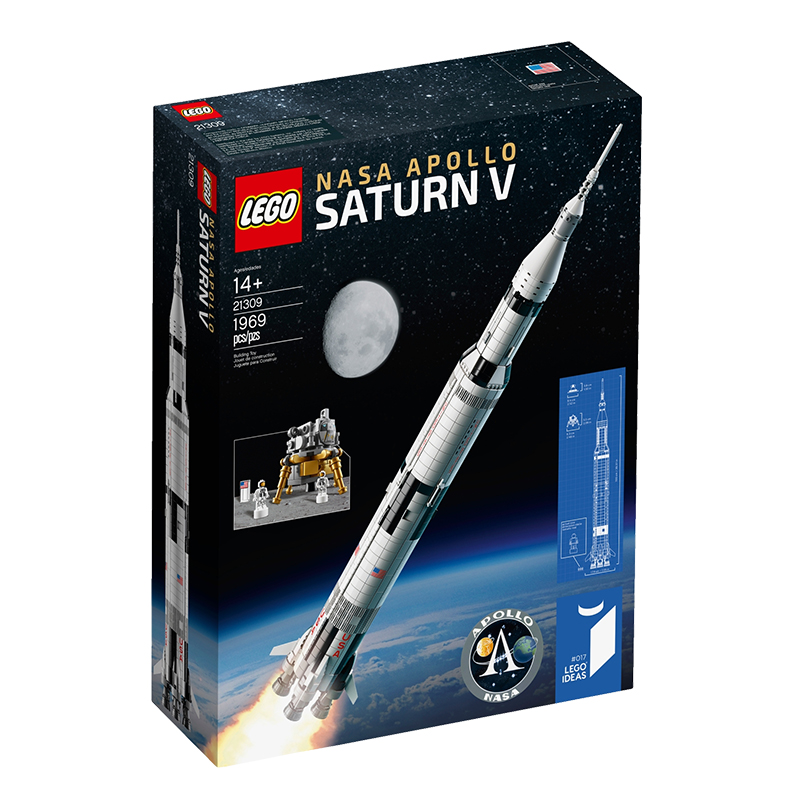 乐高积木LEGO 21309 阿波罗登月土星5号运载火箭  Ideas系列