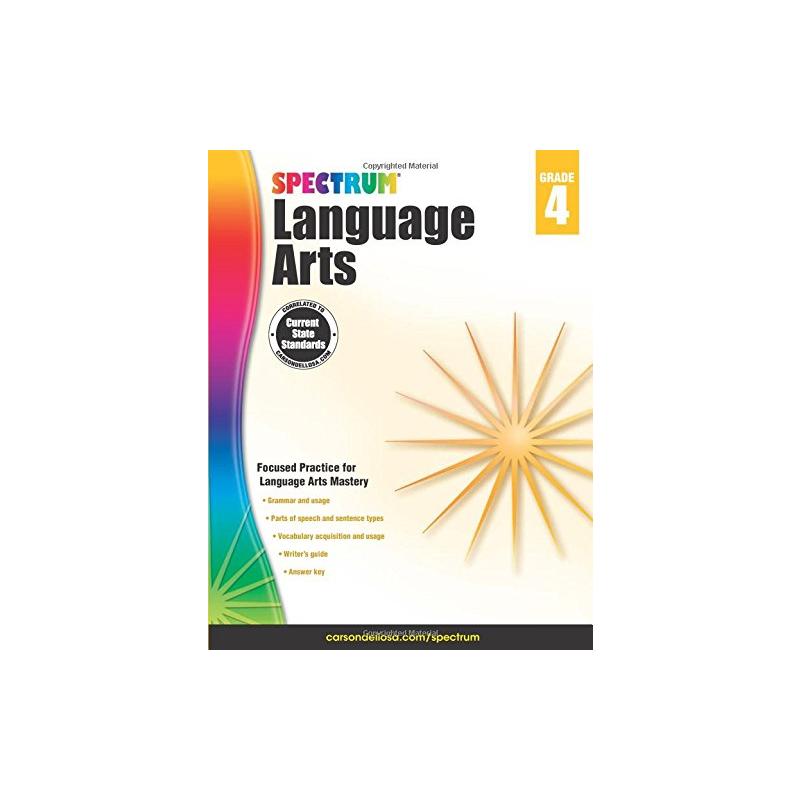 【新华文轩】Spectrum Language Arts, Grade 4 Spectrum(Compiled by) 正版书籍 新华书店旗舰店文轩官网 FOREIGN PUBLISHER