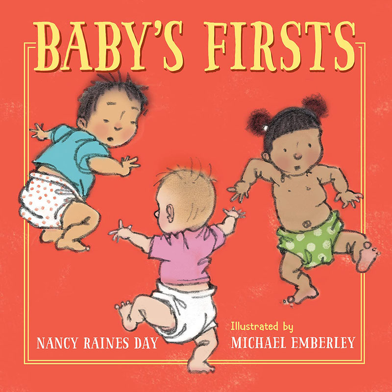 【预售】英文原版Baby'SFirsts婴儿的*一次NancyRainesDay婴儿哭笑吃出牙滚动爬行行走和说话甜蜜插画绘本儿童书籍