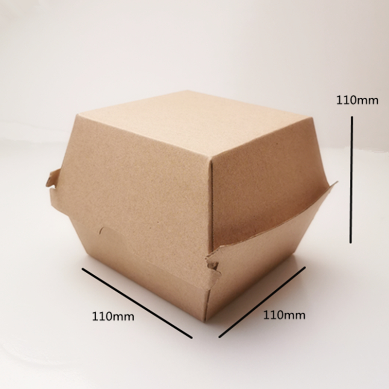 美式汉堡盒外卖盒巨无霸汉堡打包盒菠萝包汉堡包装盒猪扒打包纸盒