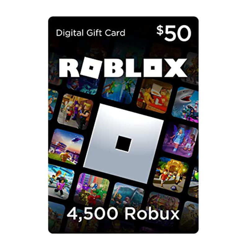 罗布乐思Roblox50美元游戏卡 4500Robux礼品卡数字代码R币美元版