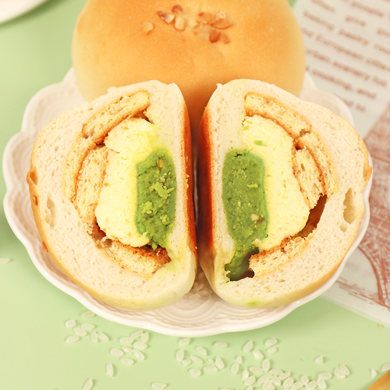 【开心果缤纷米】橡木盾大米面包欧包手作代餐早健康轻食饱腹清淡