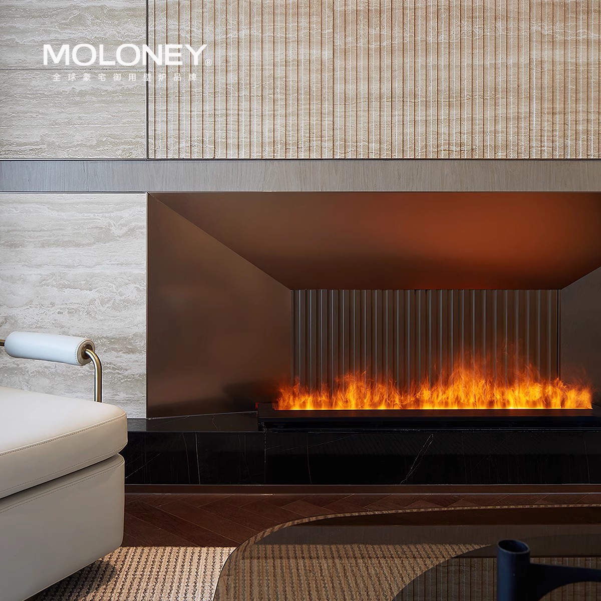 MOLONEY I 莫洛尼全景view雾化壁炉设计师定制款豪宅御用壁炉