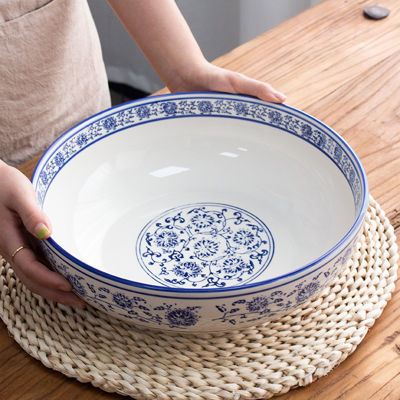 酸菜鱼水煮鱼大盆碗特大和面盆串串香毛血旺陶瓷创意家用圆形汤碗