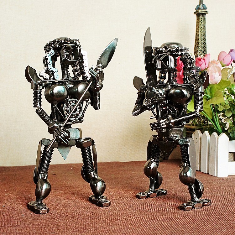 圣诞礼物 野兽钢铁战士机器人 金属工艺品  男人的礼物  多款可选
