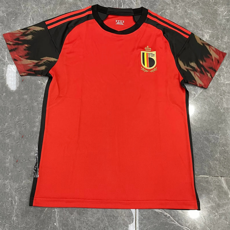 2022世界杯比利时国家队足球队服套装定制7号德布劳内阿扎尔球衣
