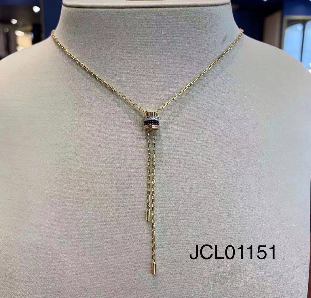 【ELYSEES】BOUCHERON宝诗龙QUATRE棕色钻石75cm长项链JCL01151