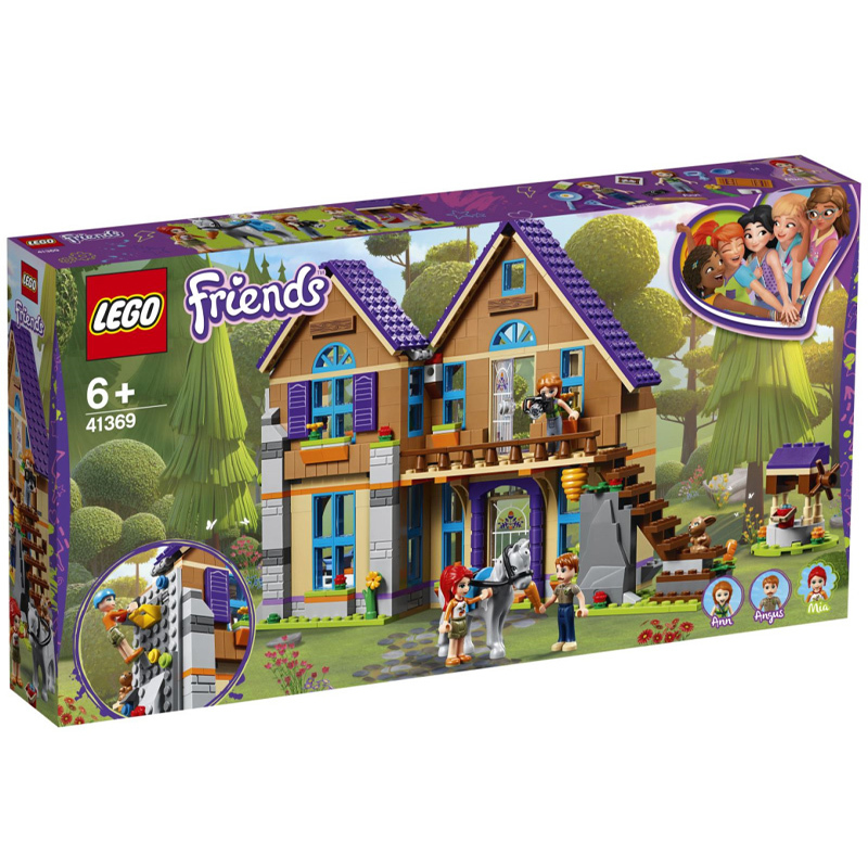 2019款LEGO乐高积木41369 米娅的林中别墅 女孩朋友系列 女孩玩具